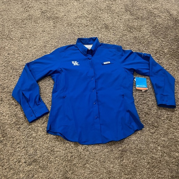 Columbia Other - NWT Columbia PFG Men’s UK Kentucky Wildcats Long Sleeve Shirt Size Medium